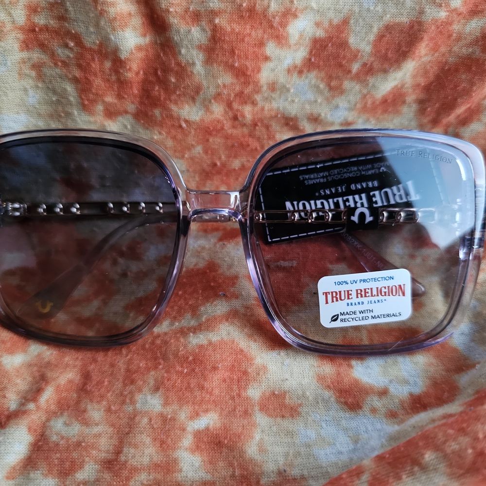 True Religion Purple Sunglasses